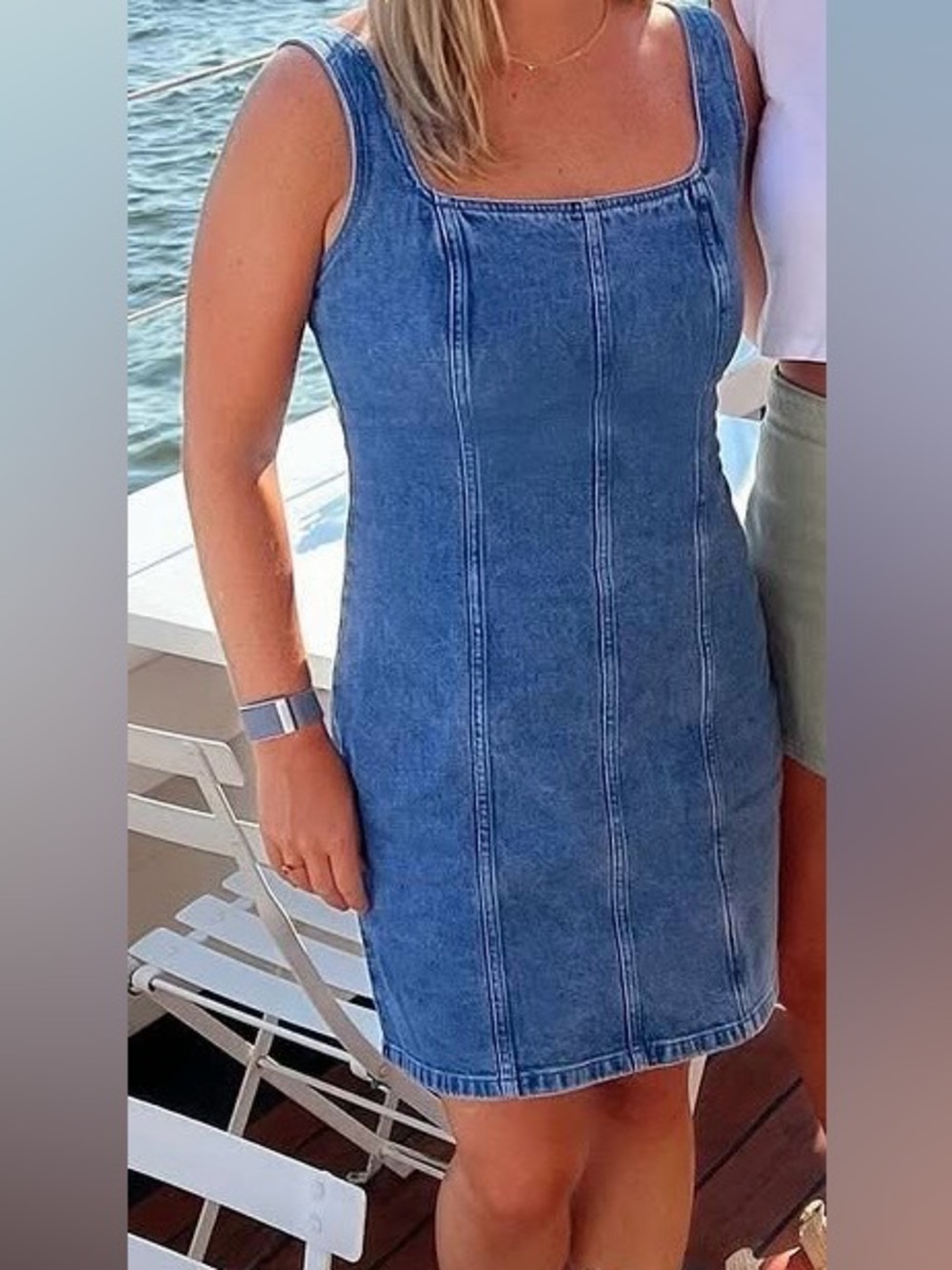 Abercrombie & Fitch Blue Denim Mini Dress